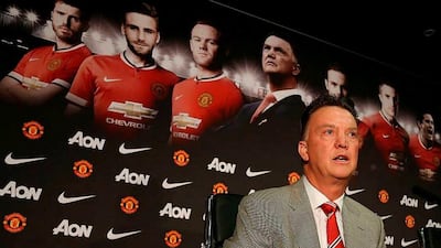 Manchester United are yet to taste success under Louis van Gaal. Lindsey Parnaby / AFP