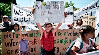 Syrians of all ages have been exposed to violence, loss and trauma under Mr Al Assad, but the war has had an especially devastating impact on the young. Louisa Gouliamaki / AFP