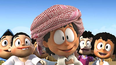 Young Abood from the popular Freej cartoons. Courtesy Flash Entertainment