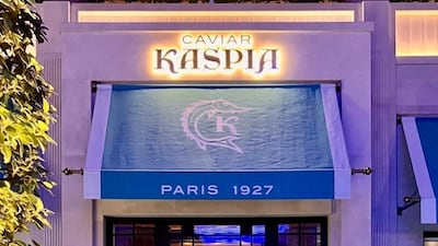 Caviar Kaspia opened in Dubai International Financial Centre in October. All photos: Caviar Kaspia, unless otherwise specified