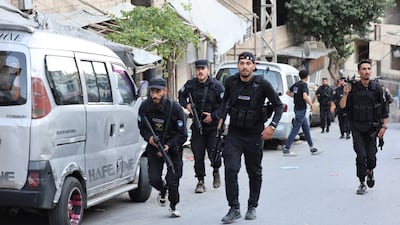 Syrian army officers conducted a raid that led to the arrest of multiple ISIS-linked suspects in the double Damascus bombing on July 7. Photo : Syrian Ministry of Interior.