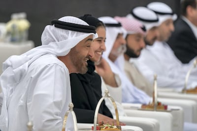 Ms Abdulla's family thanked the Crown Prince's Court for supporting their family. Mohamed Al Hammadi / Ministry of Presidential Affairs