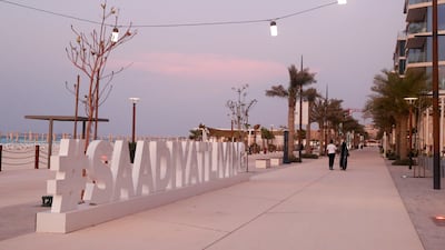 Al Saadiyat Island is one of the city's most coveted neighbourhoods with luxury apartments and stunning beaches. Khushnum Bhandari/ The National