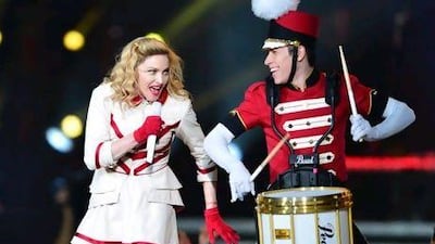 Madonna on her current world tour. Jacek Turczyk / EPA