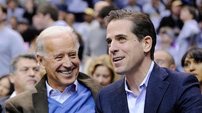 Hunter Biden, right, is the oldest son of US President Joe Biden. AP Photo