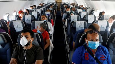 The risk could be reduced by stopping people using overhead storage bins. Reuters