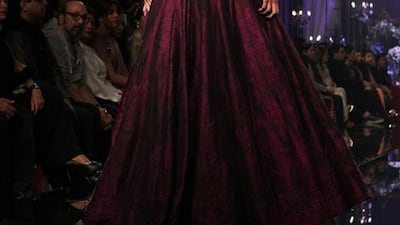 Having dressed the great and good of the Hindi film industry for years, Malhotra’s designs promise intricate detailing, luxurious fabrics and feminine silhouettes.