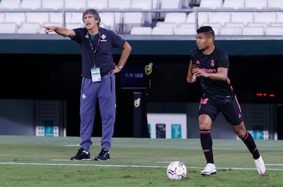 Manuel Pellegrini has guided Real Betis to the top of the table and saw his side fall to an unfortunate defeat to Real Madrid. Reuters