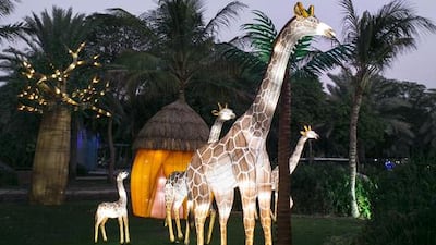 Dubai Glow Garden has been developed by The Retailers Investment, in association with the municipality. Reem Mohammed / The National