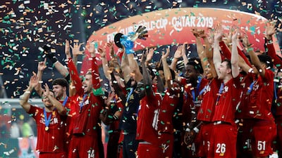Liverpool celebrate after the match. Reuters