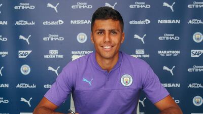 Manchester City have signed Rodri from Atletico Madrid. PA Wire