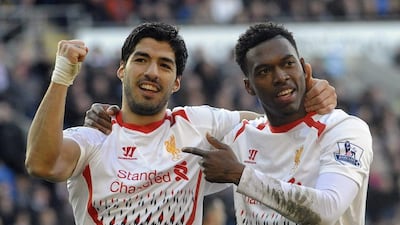 Luis Suarez and Daniel Sturridge have spurred Liverpool's attack this season. Rebecca Naden / Reuters