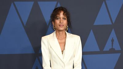 Mati Diop at the 11th Annual Governors Awards gala hosted by the Academy of Motion Picture Arts and Sciences at the Dolby Theater in Hollywood on October 27, 2019. AP