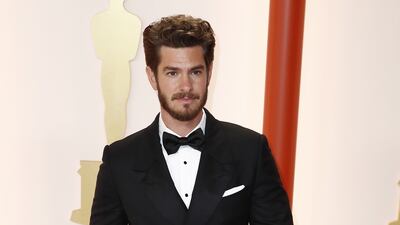 Andrew Garfield wears Fendi. EPA