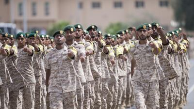 Men and women whose mother is Emirati and whose father is foreign are now able to sign up for national service. Rashed Al Mansoori / Crown Prince Court - Abu Dhabi