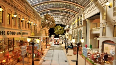 Above, a mockup within the 7-kilometre, temperature-controlled retail street network at Mall of the World. Courtesy Dubai Holding