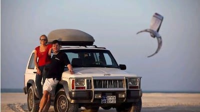 Graeme and his wife Rachel grew to love the Jeep Cherokee they inherited so much that they sold their Mitsubishi. The Jeep now has more than 500,000km on its clock. Silvia Razgova / The National