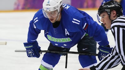 Anze Kopitar of the Los Angeles Kings is Slovenia's only player in the NHL. Bruce Bennett / Getty Images