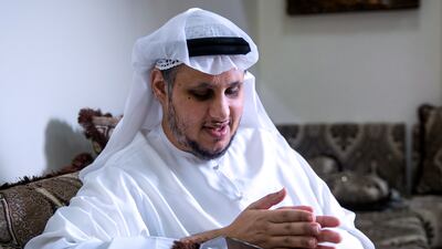 Mohammed Aleghfeli, an Emirati, wrote a poem that has been set to music to celebrate the UAE’s Golden Jubilee. Victor Besa / The National