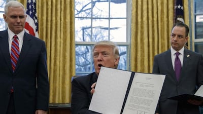 All the confidence indicators supported Donald Trump’s optimism of surging consumer spending, booming industrial investment, major new job creation and an acceleration in economic growth. That is not what has been delivered. Evan Vucci / AP Photo