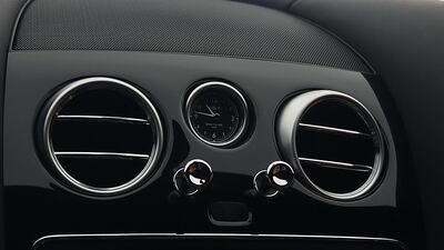 Interior view of the Bentley Continental Supersports car. Satish Kumar / The National