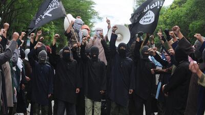 The Syrian regime acts as a magnet for ISIL. Anwar Mustafa / AFP