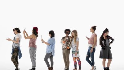 About 20 per cent of young workers say remote work actually helps to build connections with colleagues, research shows. Getty Images