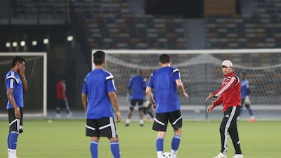 Mahdi Ali has said he has "full trust" in his players to deliver a performance against Thailand on Thursday. Mona Al Marzooqi / The National