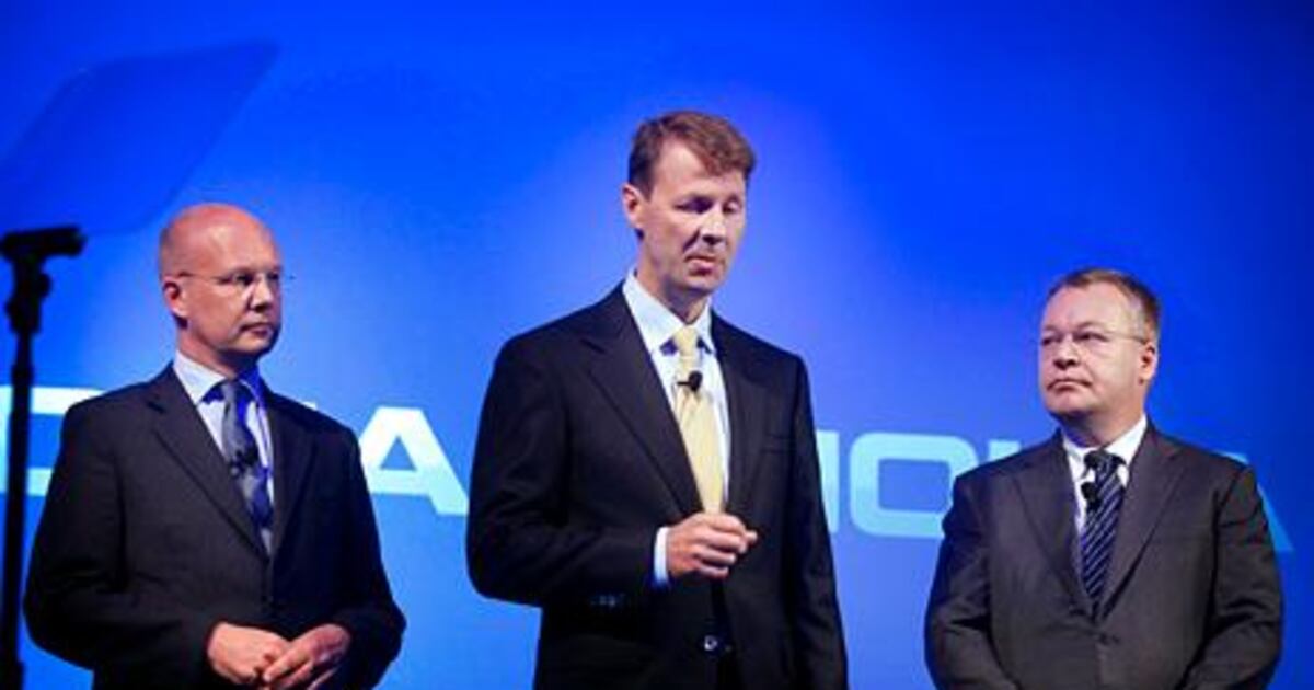 Steven Rowley Nokia Nokia shares surge on $7.2bn Microsoft deal | The National