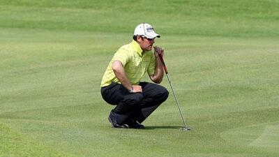 Peter Richardson is feeling relaxed despite the prospect of winning the biggest tournament of his golfing career.