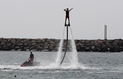 Why not try ski and fly boarding? Pawan Singh / The National
