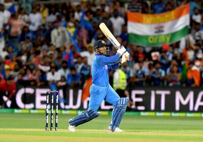 MS Dhoni had been criticised for a relatively poor strike-rate and dwindling returns with the bat in recent times. Sam Wundke / EPA