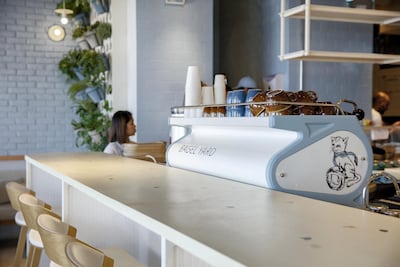 There's also a focus on coffee at Bagel Yard in Dubai