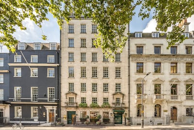 48 Berkeley Square, formerly the childhood Mayfair home of Winston Churchill. Photo: Wetherell