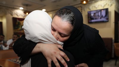 The UAE's Moroccan community gathered at Al Boughaz Al Maghribi restaurant in Dubai on Monday night in a show of support for earthquake victims. All photos: Pawan Singh / The National