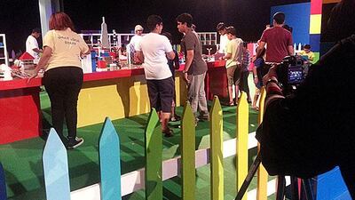 Ayesha shoots her first video in ADNEC.