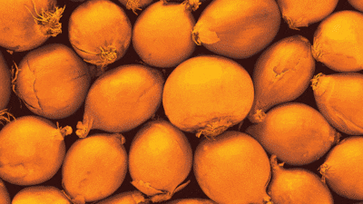 The word for onion in Arabic is Bassal. Photo: The National