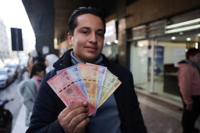 Syria last month printed new banknotes in a bid to boost the value of the national currency. Reuters