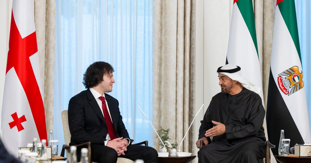 Rep Muhammad From Georgia President Sheikh Mohamed meets Prime Minister of Georgia in Abu Dhabi ...