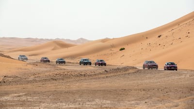 The Mini mob head out.