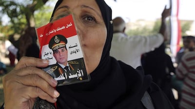 The lopsided victory came nearly a year after Mr El Sisi toppled former president Mohammed Morsi, winning the support of many Egyptians who had demanded an end to the Islamist leader’s turbulent one-year rule. Amr Abdallah Dalsh/Reuters