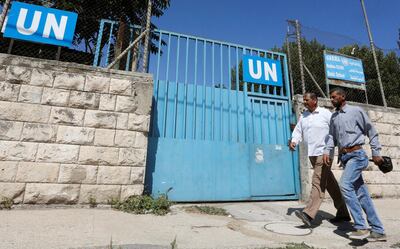 A UNRWA-run school in Nablus in the occupied West Bank. Reuters