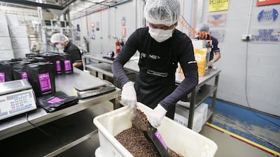 Dubai resident Orit Mohammed runs her own boutique Ethiopian coffee company, Boon, drawing on her family’s experience in the coffee trade in her home country.. Satish Kumar / The National