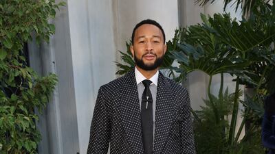 Singer John Legend. AFP