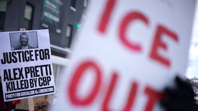 Protests have erupted in Washington DC and elsewhere demanding justice for Alex Pretti, who was shot dead on Saturday by ICE agents. AFP