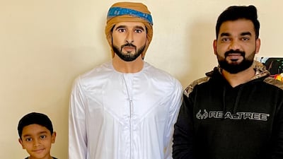 Zakir Khan, an artist and Sheikh Hamdan's super fan made first hand craved wax statue