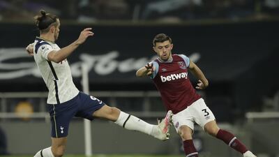 Aaron Cresswell - 7: Looked like he might crumble after a first-half shellacking by the Spurs forwards but epitomised West Ham's second-half fightback with his drives forward. EPA