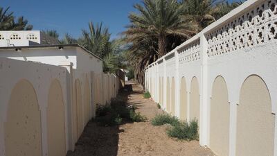 The walls of the houses built in the 1970s were smaller and some later added to the original height of the wall to increase privacy. Delores Johnson / The National