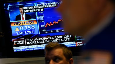 The US Federal Reserve has intensified its drive to tame high inflation by raising its key interest rate. AP