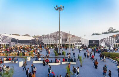 A scene from India Art Fair 2019. Jeetin Sharma / India Art Fair